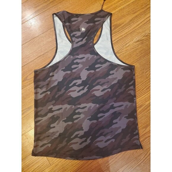 YoungLA Tank Men's Size Small Camo Blk Performance‎ Line Hydrocool Racerback NWT - Picture 6 of 9